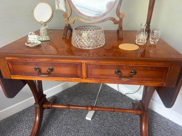 Image 1 of Bradley Yew Dresser and related mirror