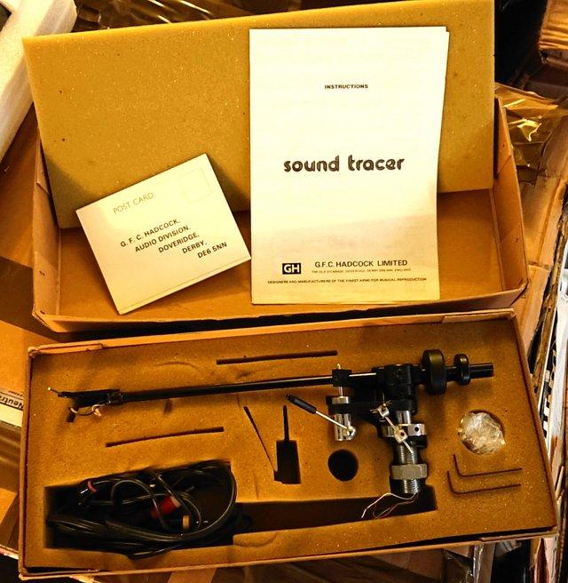 Preview of the first image of Hadcock Soundtracer Tonearm - Unusual British Hifi.