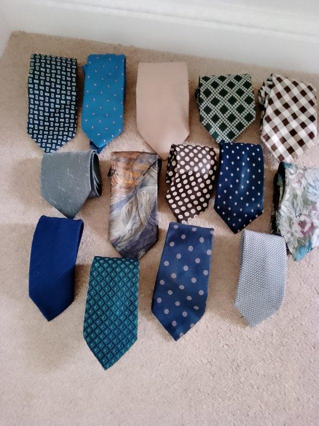 Preview of the first image of A selection of good quality ties.