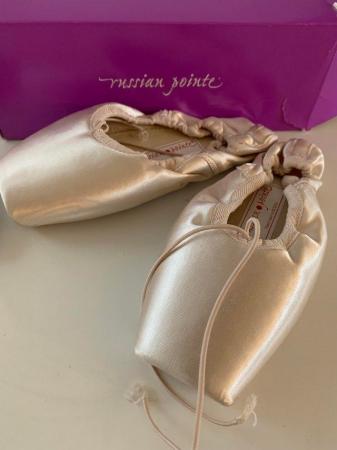 Image 2 of Ballet shoes pointe,  pink satin brand new