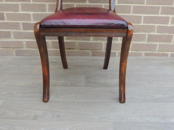 Image 15 of Ox blood Compact Chesterfield Desk Chair (UK Delivery)