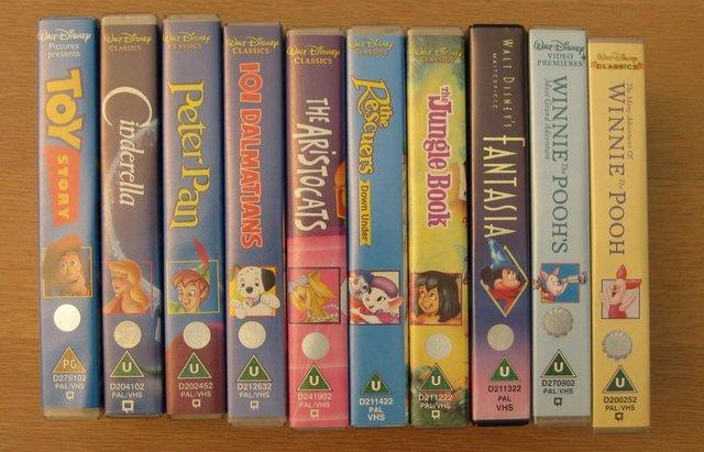 Image 3 of Disney VHS Video Tapes Ten Sell Separately
