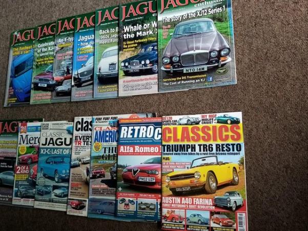 Image 2 of Jaguar Enthusiast Magazines Collection + Others Bundle x14