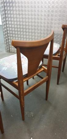 Image 3 of Retro vintage Danish dining chairs
