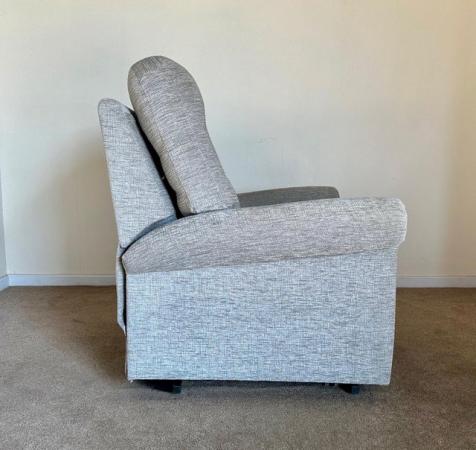 Image 17 of GPLAN ELECTRIC RISER RECLINER DUAL MOTOR GREY CHAIR DELIVERY