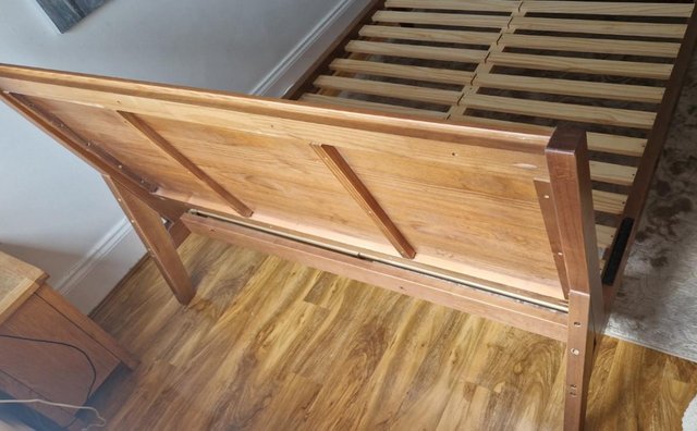 Image 1 of REDUCED! Sapporo Wood King Size Bed Frame + Headboard