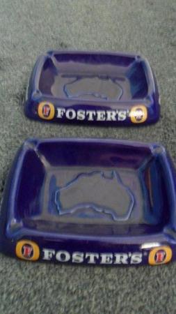Image 1 of Foster's Ceramic Ashtrays, good condition