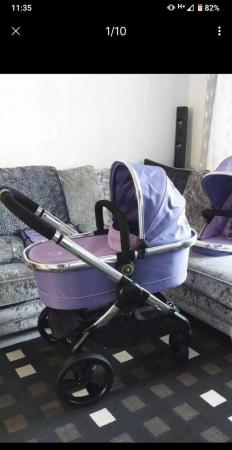 Image 10 of I candy peach purple parma violet  2 in 1 pram