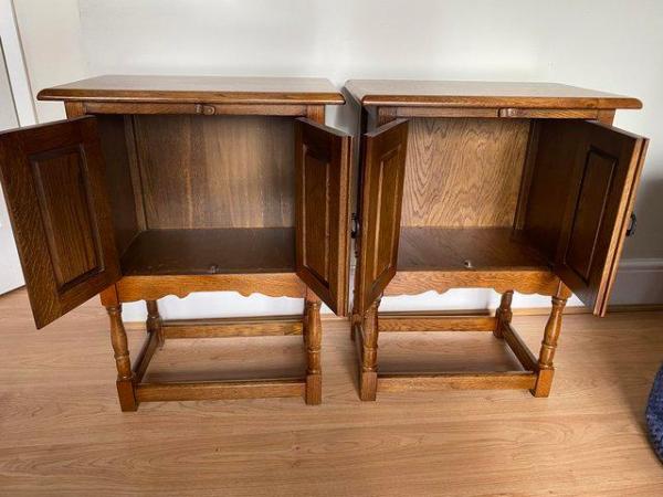 Image 1 of Olde Court Pedestal Cabinets / Bedside Cabinets