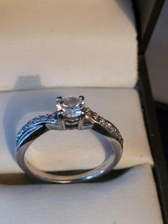 Image 6 of 0.9ct Brilliant Cut Diamond Engagement Ring 18ct White Gold