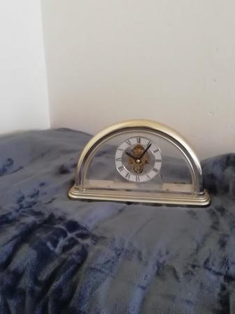 Image 2 of Battery operated gold Clock