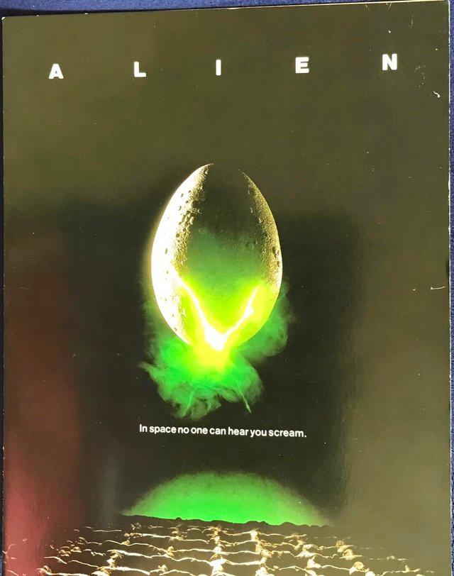 Preview of the first image of Alien 1979 Pre-Release Screening Program/Credit Sheets..