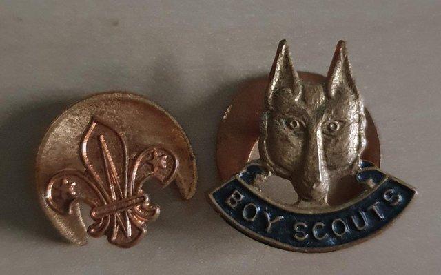 Preview of the first image of Boy scout pin badges.