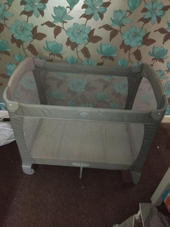 Image 2 of Travel cot with bassinet plus storage bag