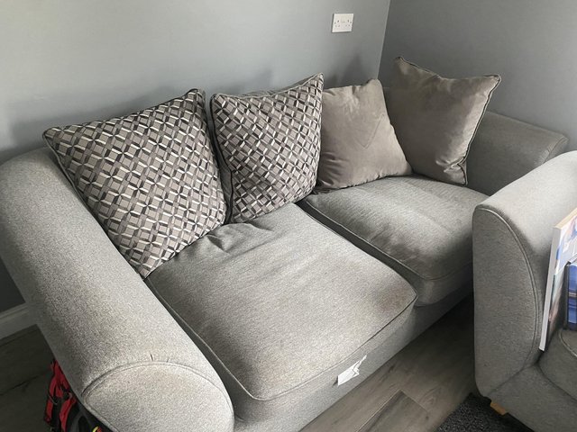 Preview of the first image of Sofa and chair free. First come first served..