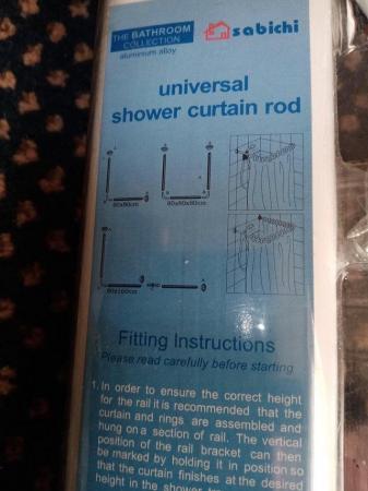 Image 3 of Universal Shower Curtain Rods Brand New