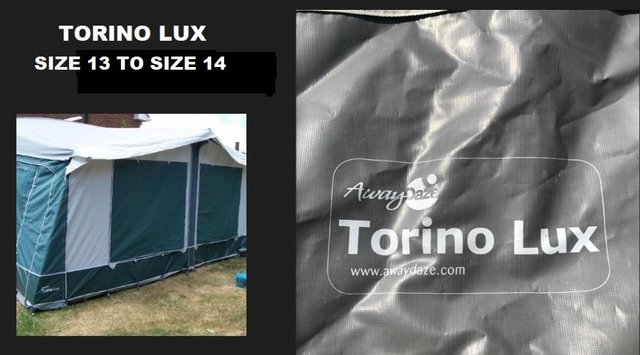 Preview of the first image of Caravan Awning CANVAS ONLY NO POLES Torino Lux Size 13 to Si.